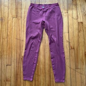 Patagonia Capilene Base Layer Pink Leggings Pants Women’s M